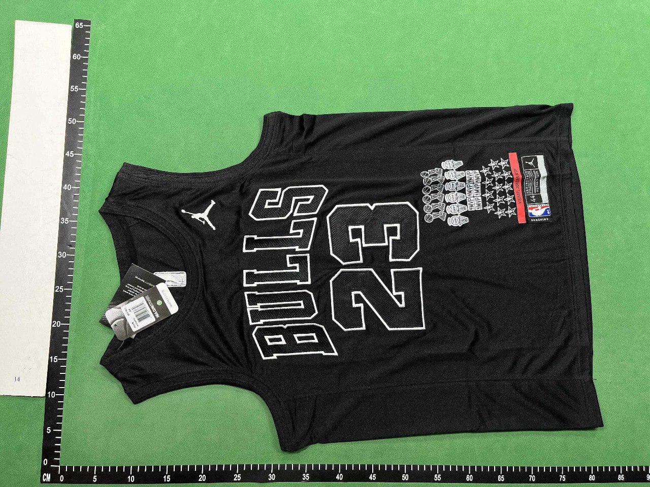 MIchael Jordan Black Tank Top Basketball Vest - 4