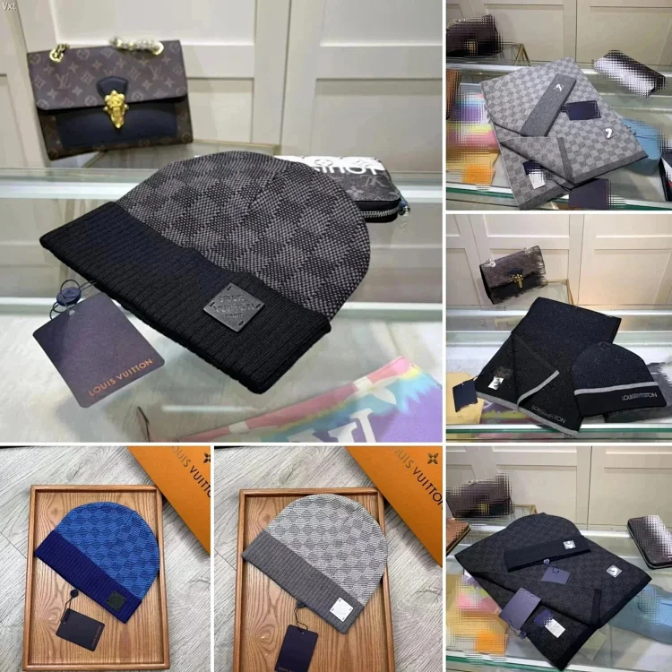  Louis Vuitton Beanie & Scarf   (20+)