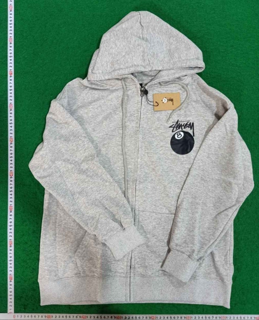 stussy Zippered Hoodie（color 40） - 4