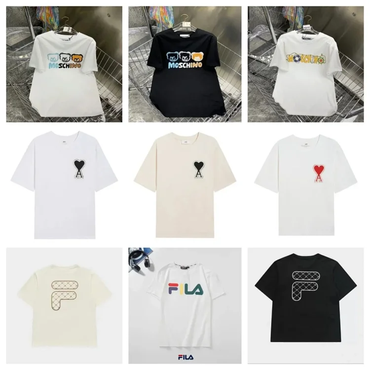 BurberryMoschinoAmiparis T-shirt（40 style TOP）