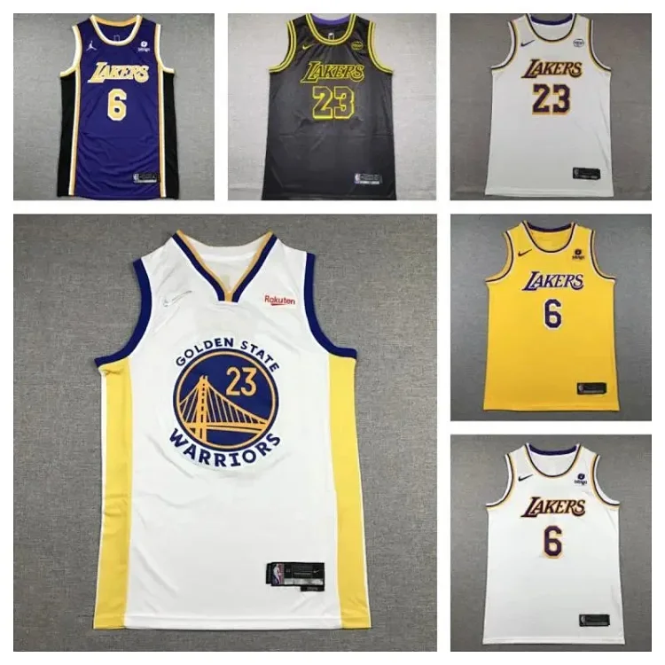 NBA Lakers Warriors Jerseys