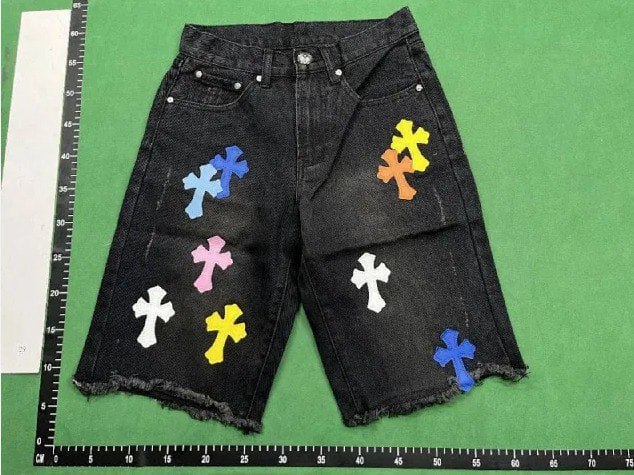 Chrome hearts denim shorts  (25 CP) - 2