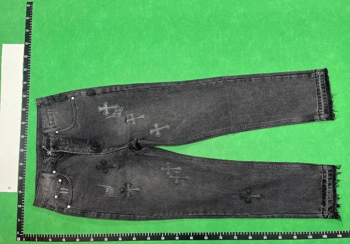 Balenciaga,denim tears, burberry, cortiez, chrome hearts jeans - 5