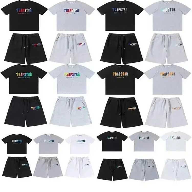 Trapstar T-shirt TEE & Shorts Pants Set ( 40 + styles)