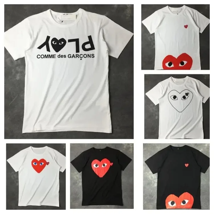  CDG PLAY T-shirt TEE ( 40 + styles)