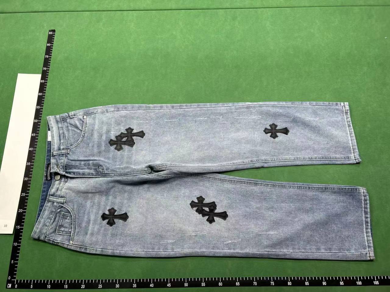 Chrome Hearts Jeans High version - 5