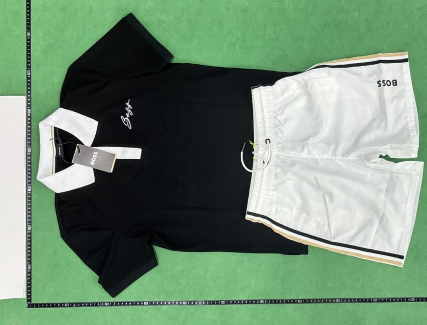 Boss Polo Shirt  Boss Shorts - 2