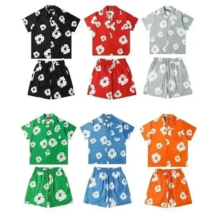  Denim Tears T-Shirt Tee + Shorts Set  (Style 30+) 
