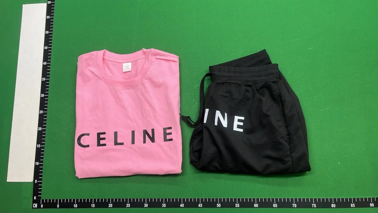 CELINE T-shirt Tee & Shorts Pants Summer Set ( 23 + styles)         - 4