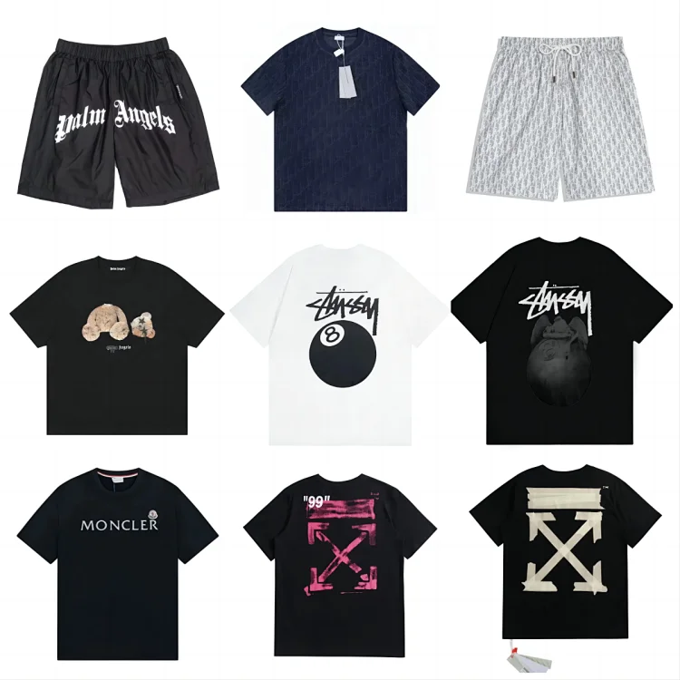Hot Dior Palm Angels Stone island  OW StussyMoncler T-Shirts Shorts 