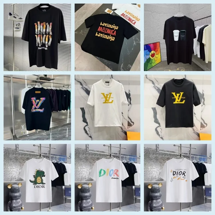 Dior lv Balenciaga T-shirt(40 style top)