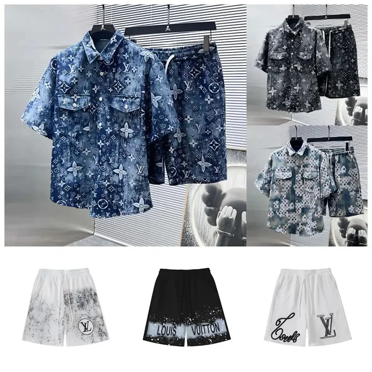  Louis Vuitton shortsT-shirtsuit