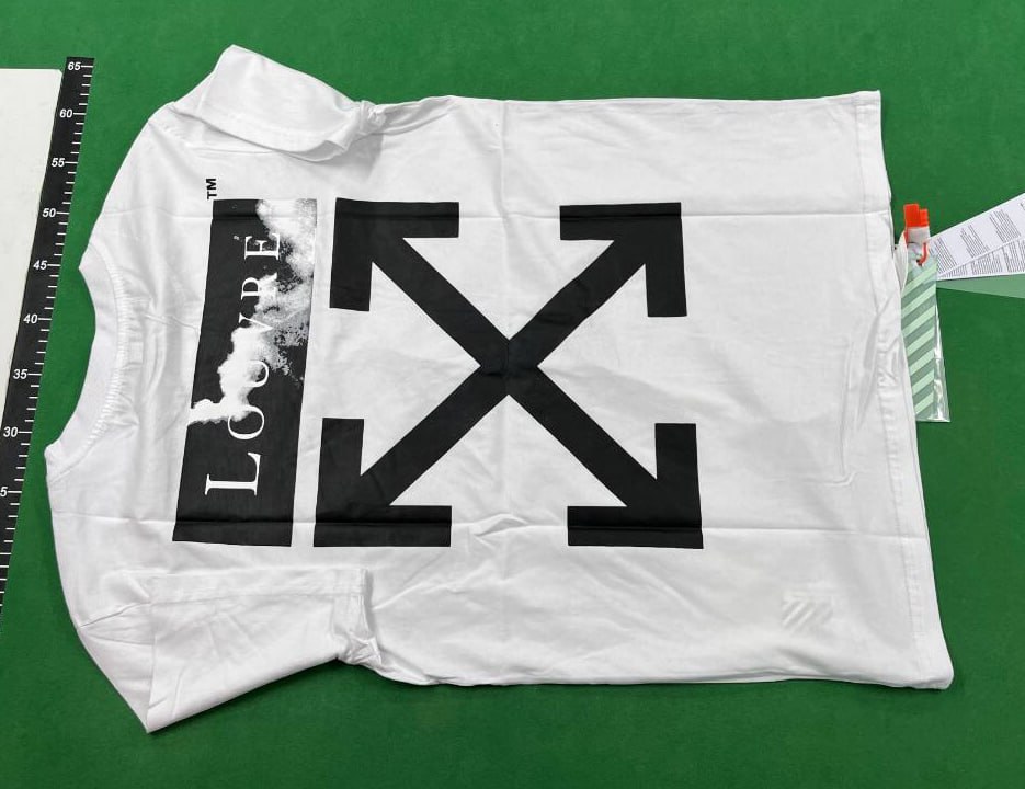  OW Off-white Corteit Suits T-Shirts & Palm Angels shorts Tee - 4
