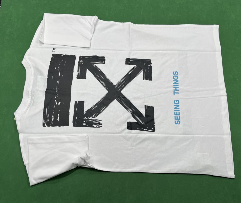  OW Off-white Corteit Suits T-Shirts & Palm Angels shorts Tee - 5