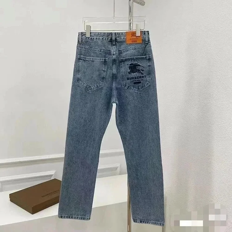  BURBERRY embroidered jeanstrousers