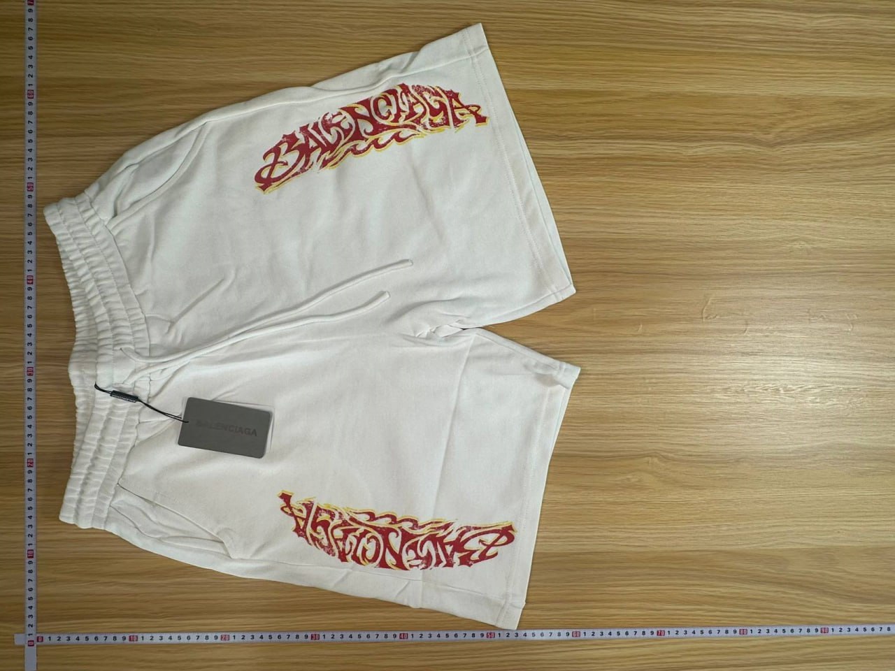 New glow-in-the-dark graffiti casual shorts, loose fit, unisex style - CY - 2