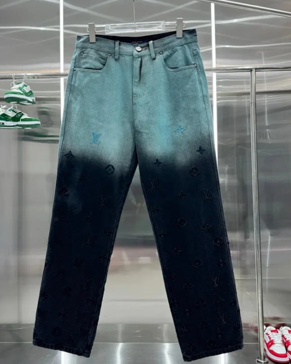 LV Louis Vuitton Denim Suit - 4