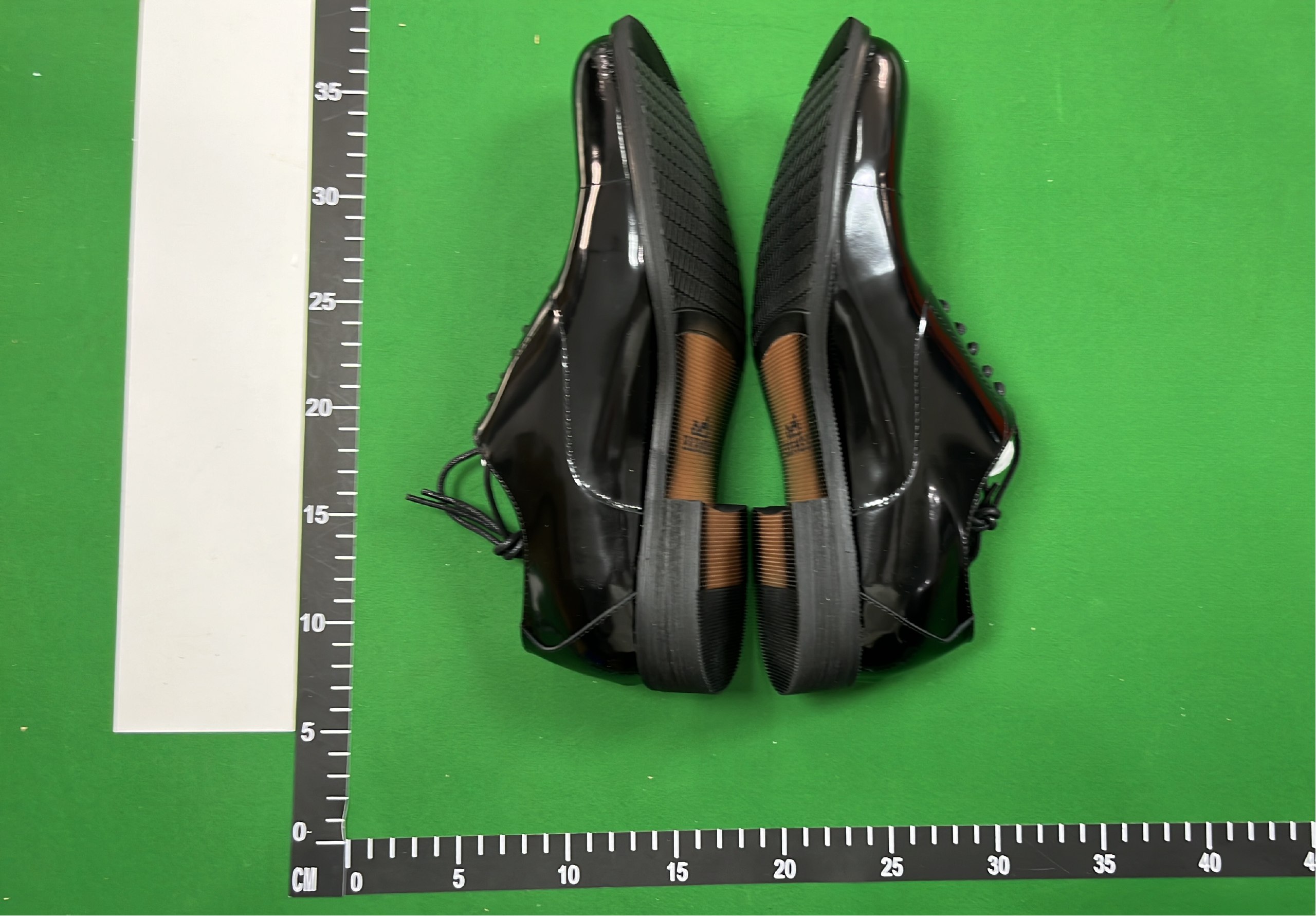 Brown Leather High-Heel Oxford - 5